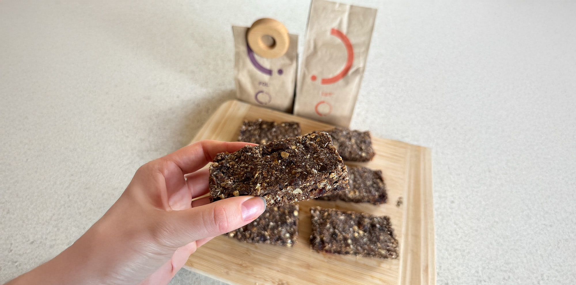 Orange Choc Seed Cycling Slice (FOL or LUT)