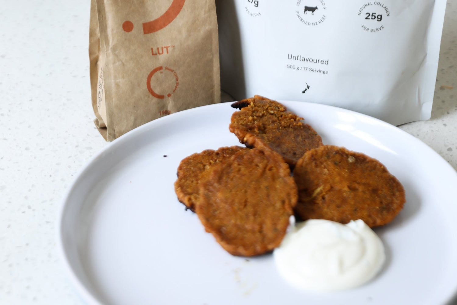 Seed Cycling Potato Protein Fritters